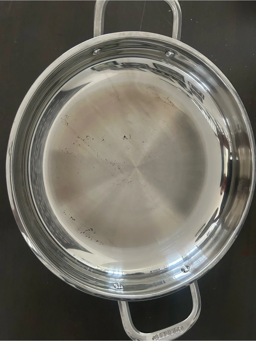 Cuisinart Polished Stainless Steel 12” everyday pan with lid